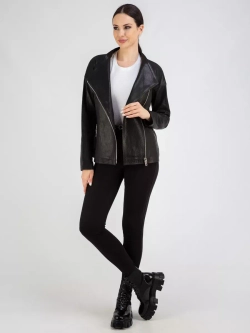 Кожаная куртка демисезонная косуха