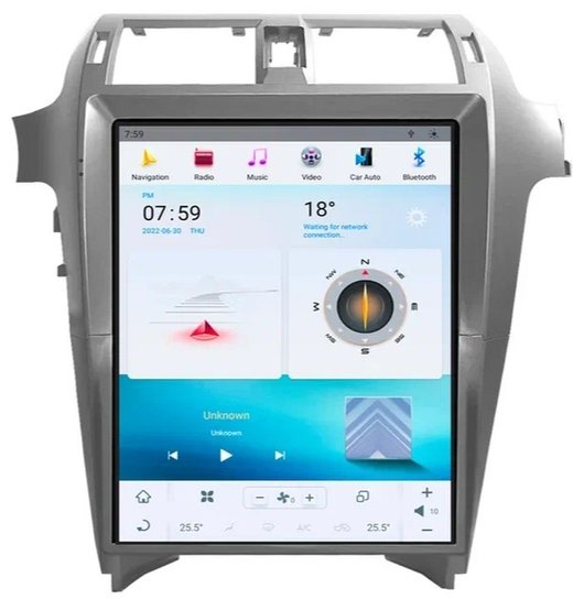 Магнитола для Lexus GX460 2009-2019 (навигация) - Carmedia ZF-1815-GE вертикальный экран в стиле "Тесла" на Android 13, 8Гб+128Гб, CarPlay, 4G SIM-слот