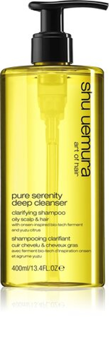Shu Uemura Deep Cleanser Pure Serenity - Шампунь глубокого очищения для жирных волос и кожи головы /   400  ml  / GTIN 3474637091149