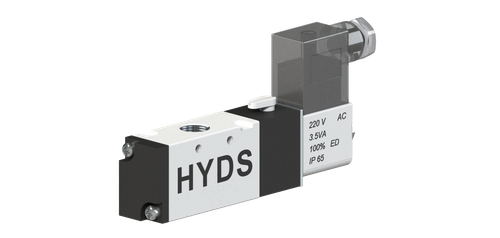 3V210-06-NC AC220V Пневмораспределитель 3/2, НЗ, G1/8, AC 220В
