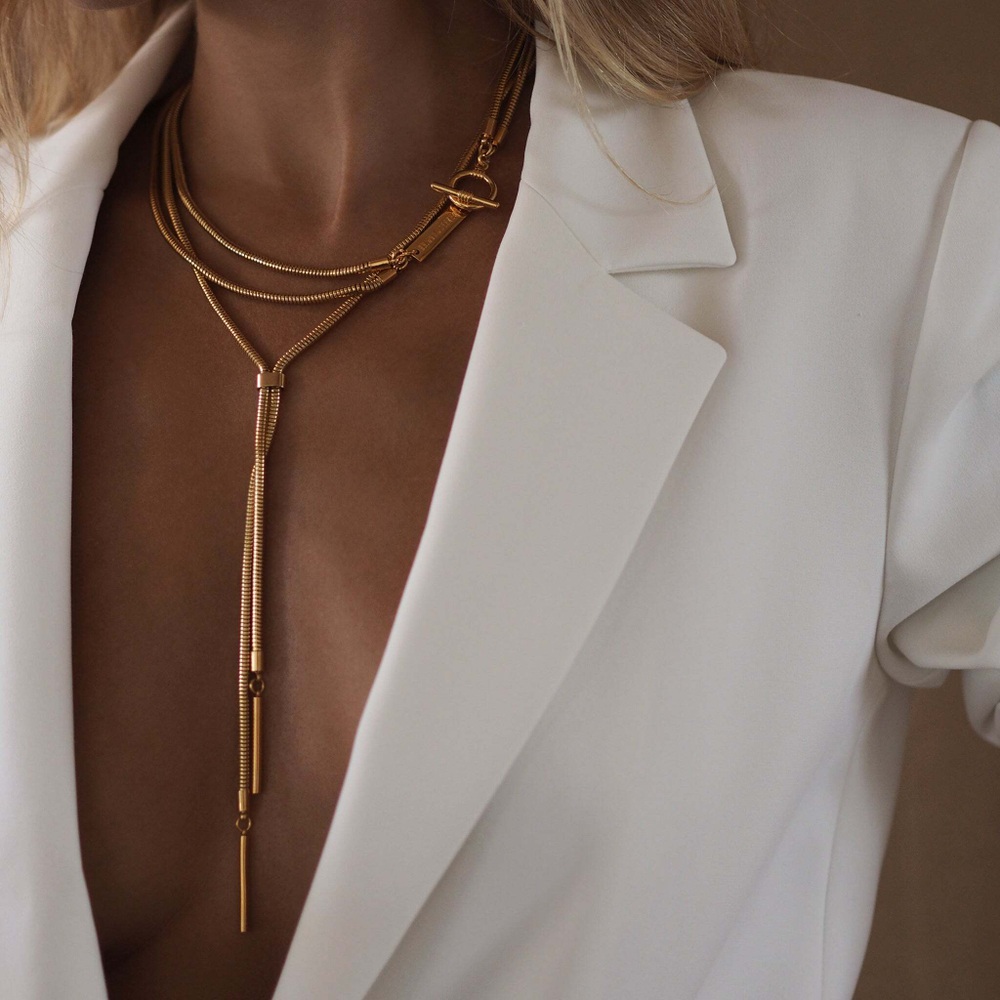 snakechain mini choker