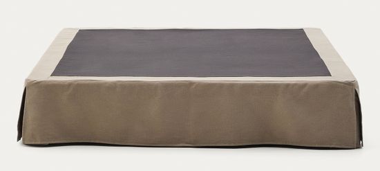 Основание кровати Jaira La Forma со съемным чехлом серо-коричневое для матраса размером 150 х 190 см