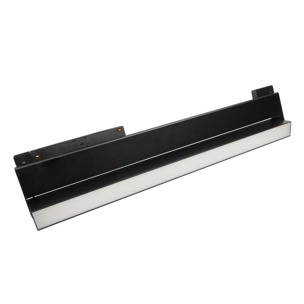 ULB-M80-22W-4000K-35 BLACK Светильник-прожектор линейный светодиодный трековый. Для магнитных шинопроводов. 2000 Лм. Белый свет 4000К. Черный. ТМ Uniel