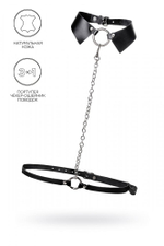Портупея-чокер-ошейник Pecado чёрная