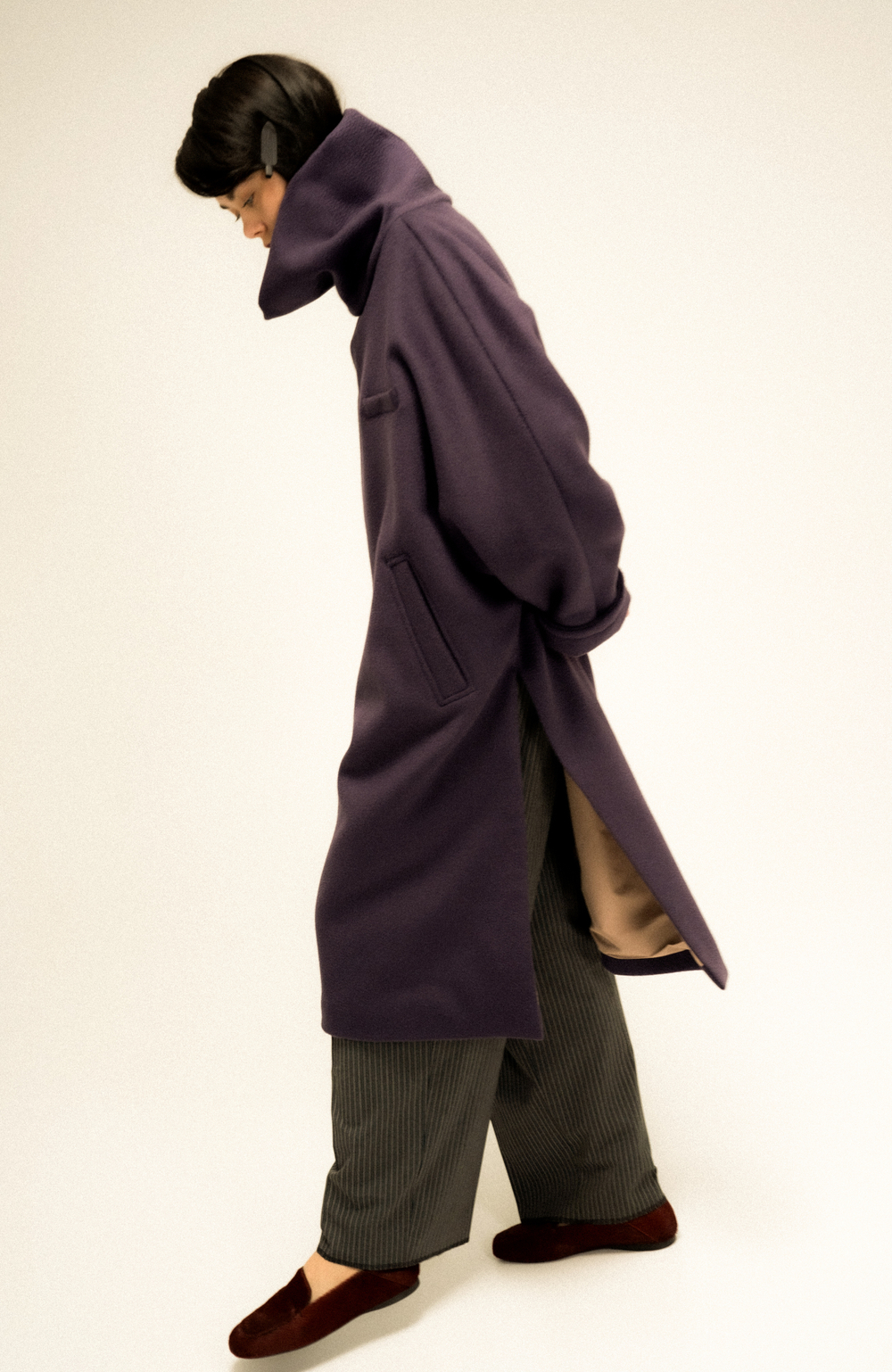 Пальто без застёжки