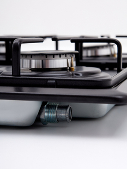 Варочная панель Kumtel KH-43-25, матовая эмалированная сталь, газовый контроль, электроподжиг