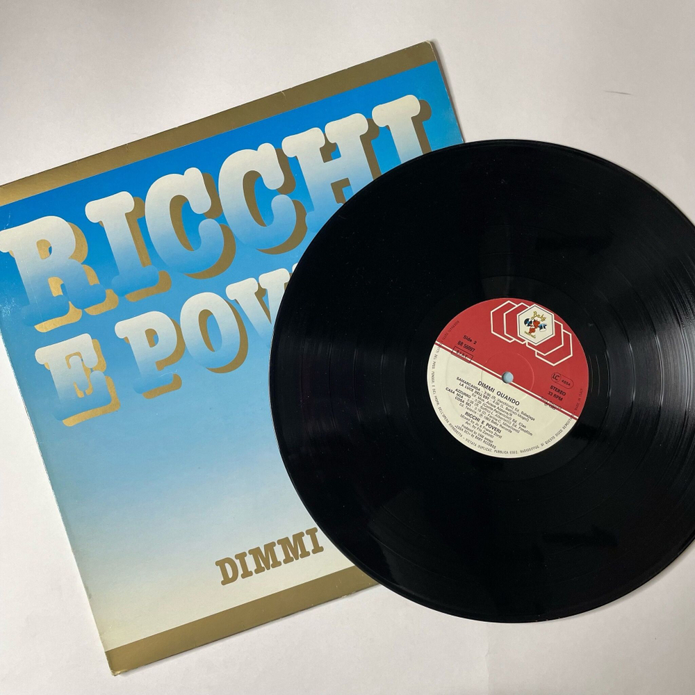 Винтажная виниловая пластинка LP Ricchi E Poveri Богатые и Бедные Dimmi Quando (Italy 1986)
