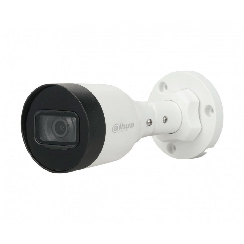 DAHUA DH-IPC-HFW1230S1P-0280B-S6 Уличная цилиндрическая IP-видеокамера 2Мп, 1/2.8” CMOS, объектив 2.8мм, обнаружение людей, ИК 30м, IP67, металл/пластик