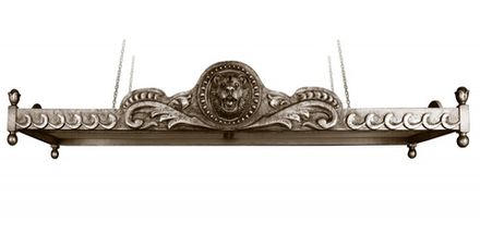 Лампа Evolution Лео ll 4 секции клен (ширина 600) (Авт. № 2,фурнитура золото)