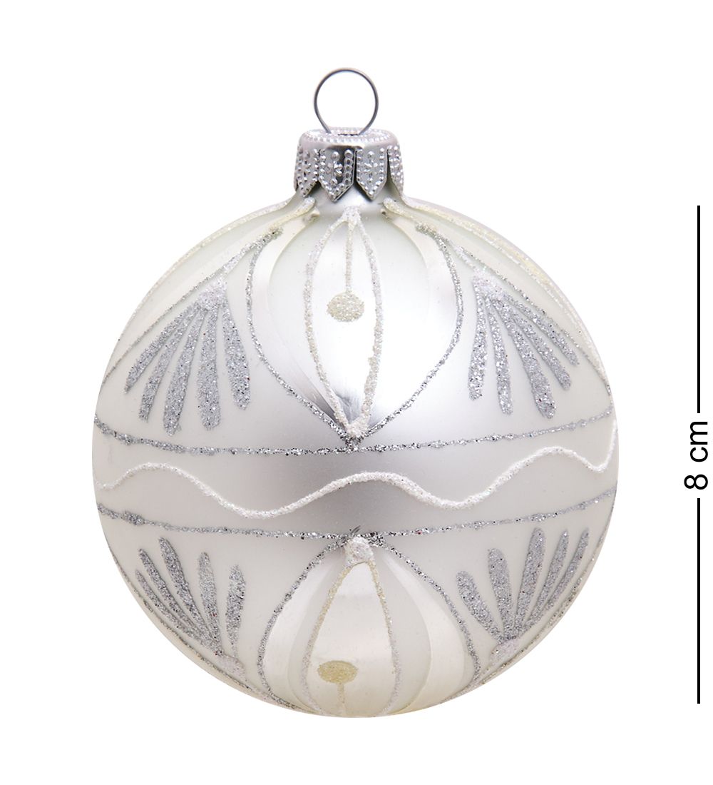 Элита НФШ-1205/2 Набор ел.украшений Шар 2шт «Соната» 80 мм