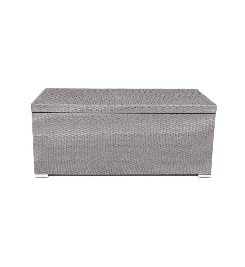 "Порту" сундук водонепроницаемый из искусственного ротанга, цвет графит