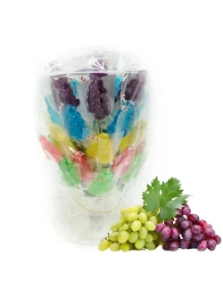 Леденцы на палочке со вкусом винограда 36 г * 30 шт