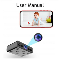 Мини Wi-Fi камера XPX W12 - 1080P Full HD - USB - ночное видение - датчик движения - поддержка TF карты