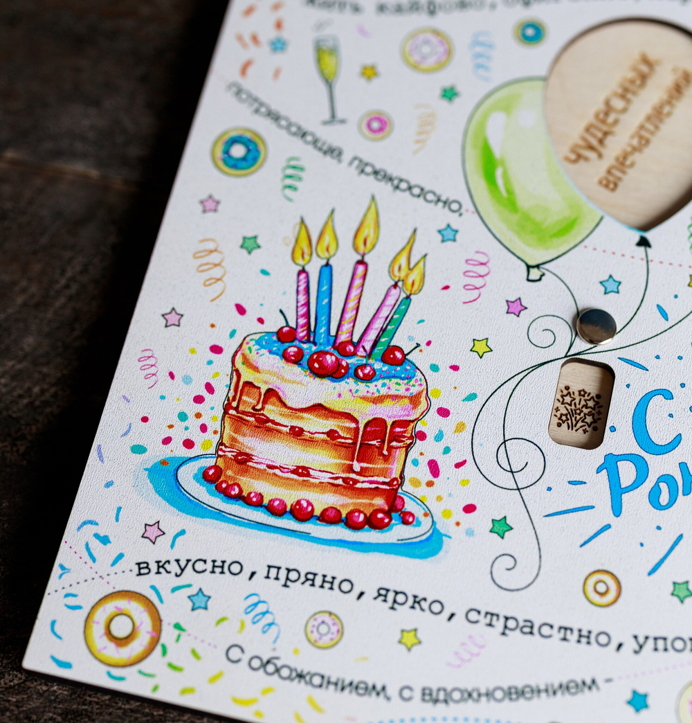 Открытка С днём рождения