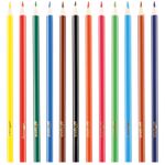 Карандаши цветные ArtSpace "Лесные жители", 12цв., трехгран., заточен., картон. уп., европодвес