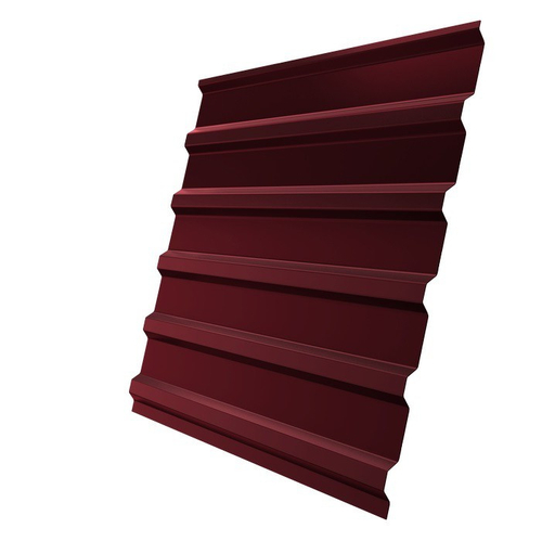 Профнастил C20 Железный Форт Pe 0,45 мм RAL 3005 винно-красный