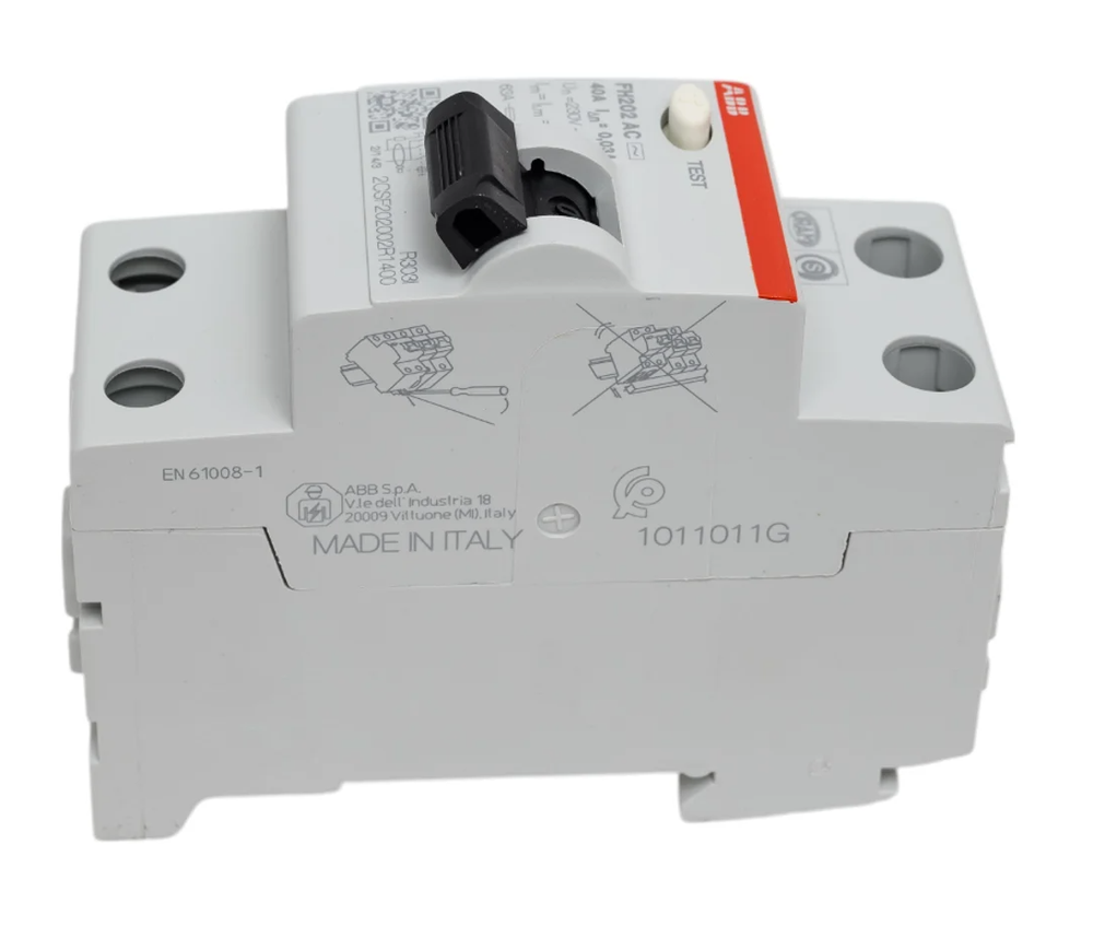 Выключатель дифференциального тока ABB FH202 AC-40/0,03 2 модуля 2CSF202002R1400