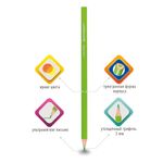 Карандаши цветные пластиковые BRAUBERG PREMIUM, 6 цветов, трехгранные, грифель мягкий 3 мм, 181660