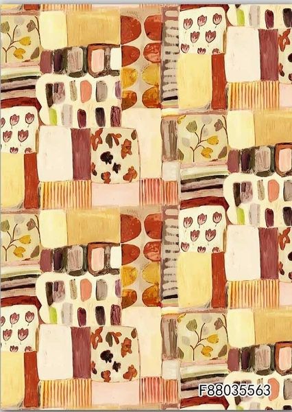 В ПУТИ, АБСТРАКТНЫЕ ОКОШКИ, ПЕСОЧНЫЙ - 100% хлопок 1