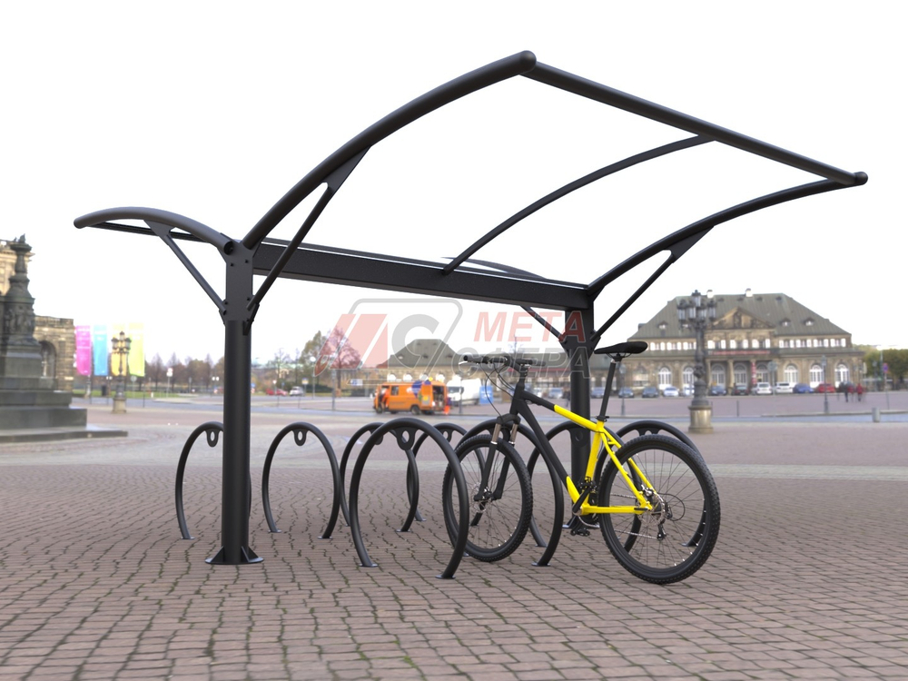 Велопарковка с навесом Комос