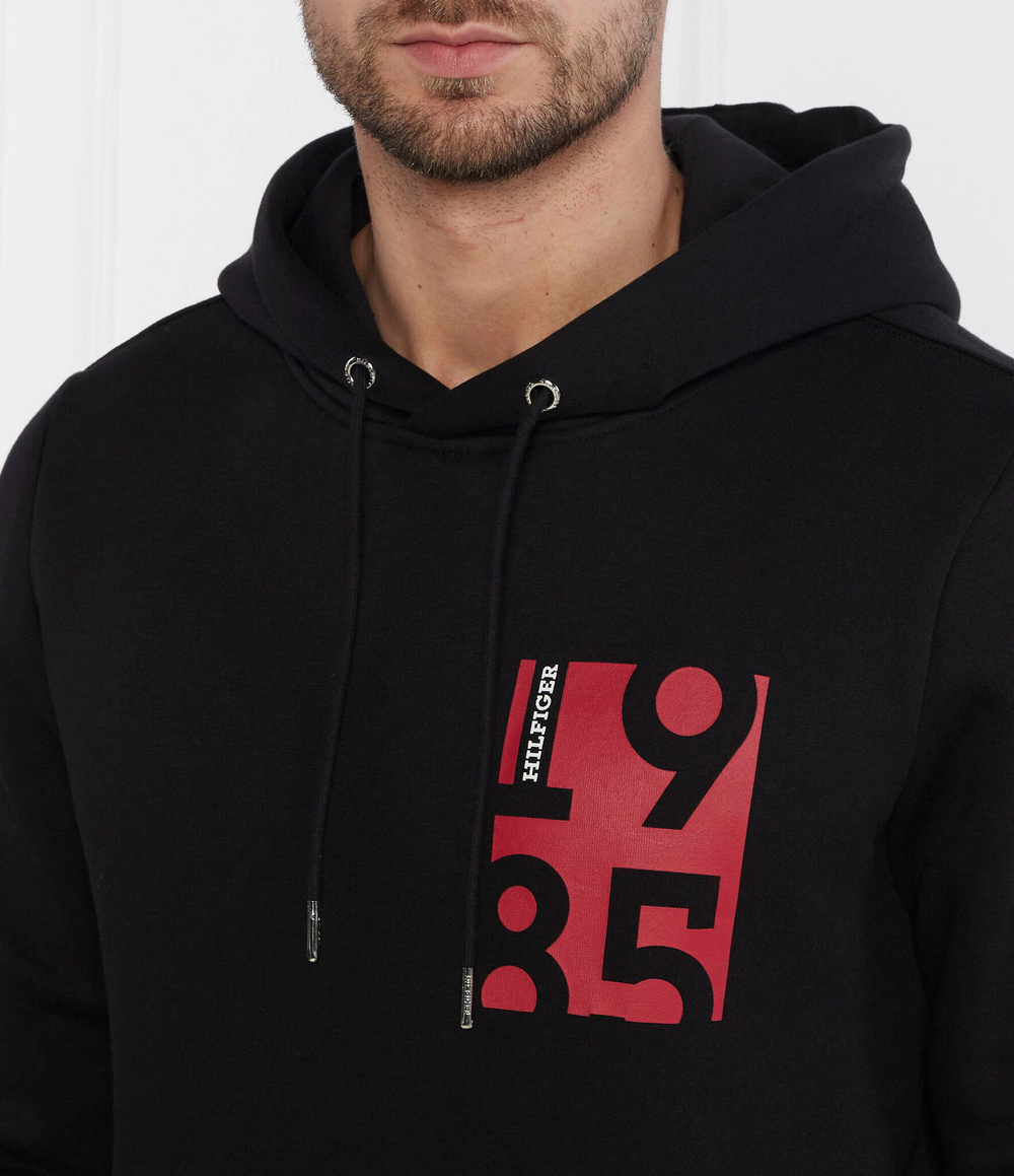 Худи CHEST PRINT Tommy Hilfiger - черный(MW0MW32752)