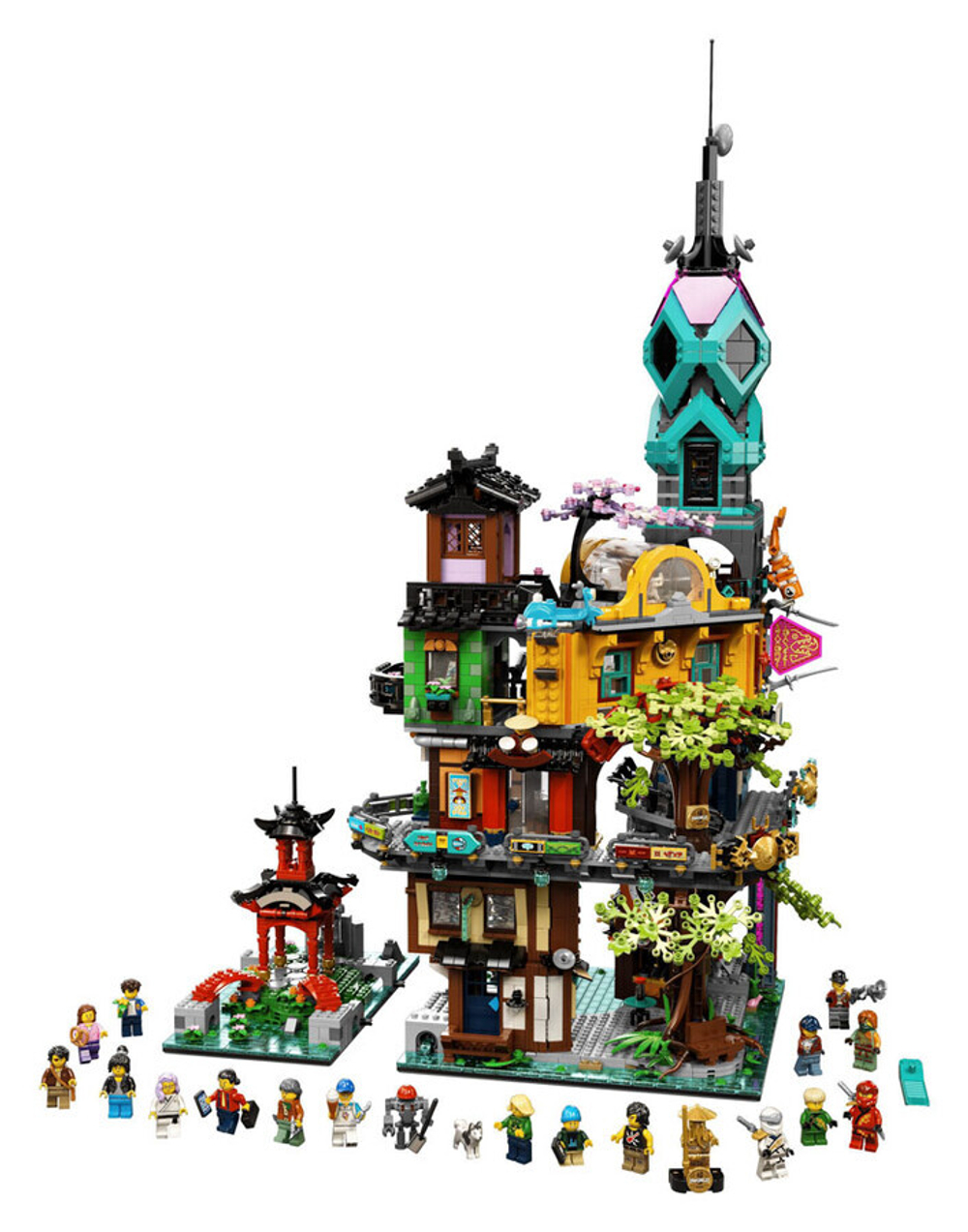 Конструктор LEGO Ninjago 71741 Сады Ниндзяго-Сити
