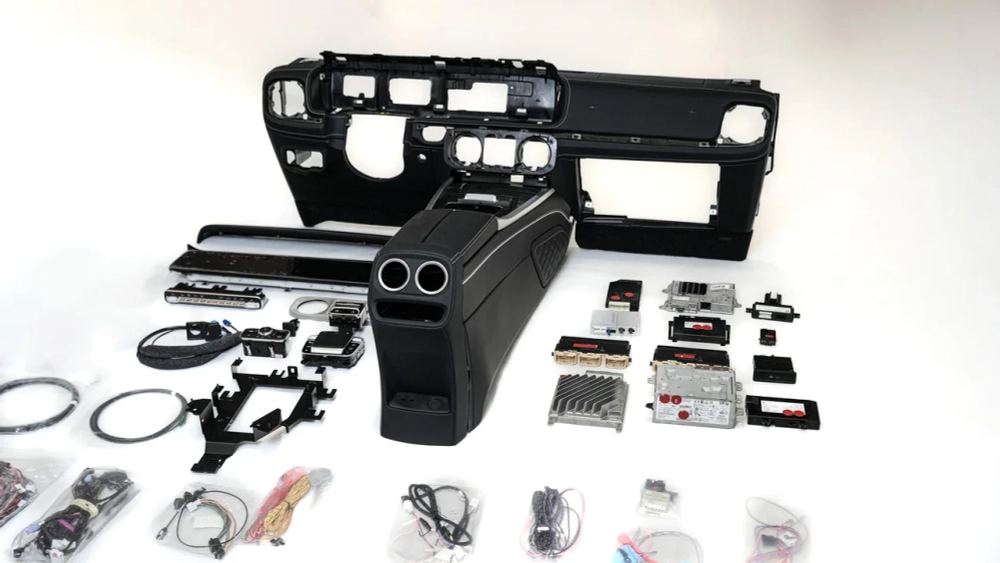 Передний бампер переделка для Mercedes-Benz G-Class W464 2018-2024 в G63 W465 AMG 2025 Мерседес Гелик гелентваген