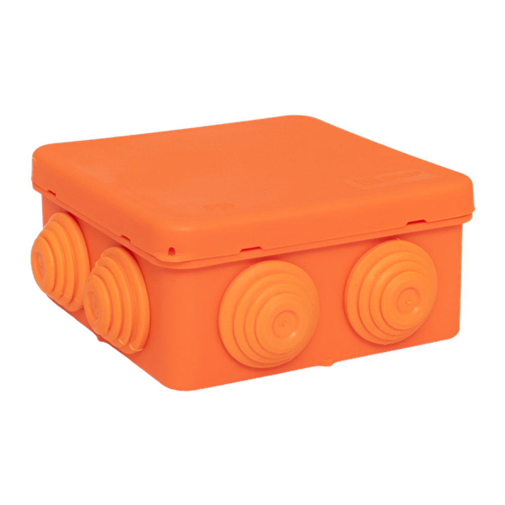 Коробка огнестойкая E45 85x85x40мм с клеммниками 6 полюсов 0,5-4мм2 IP55 HF EKF