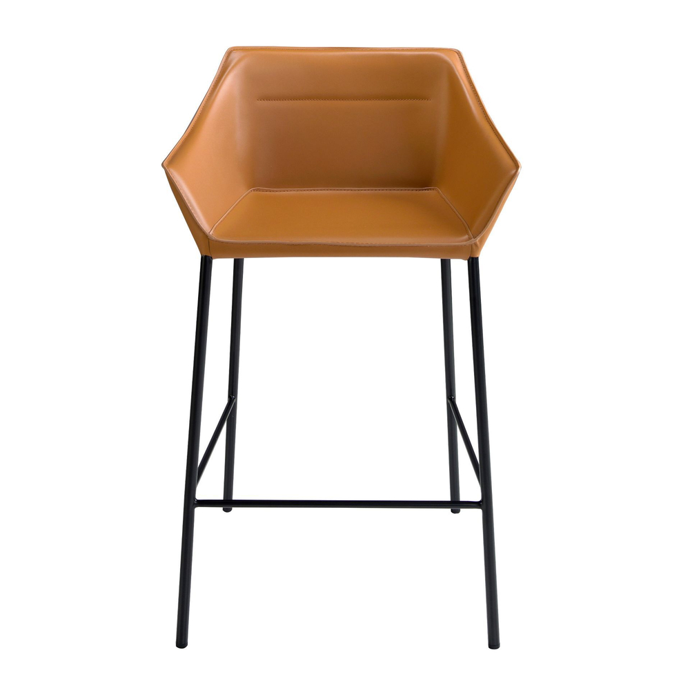 Барный стул 4145/CS931A коричневый из экокожи