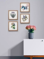 Картины на стену интерьерная на холсте 4 шт, 23*23 см