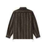Рубашка YMKASHIX Velvet Tartan оранжевая / зеленая