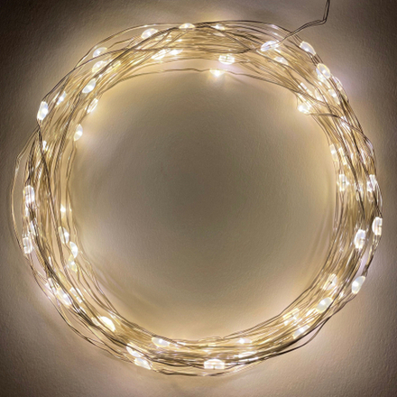ENIN -10NW ЭРА Гирлянда LED Нить 10 м теплый свет 220V