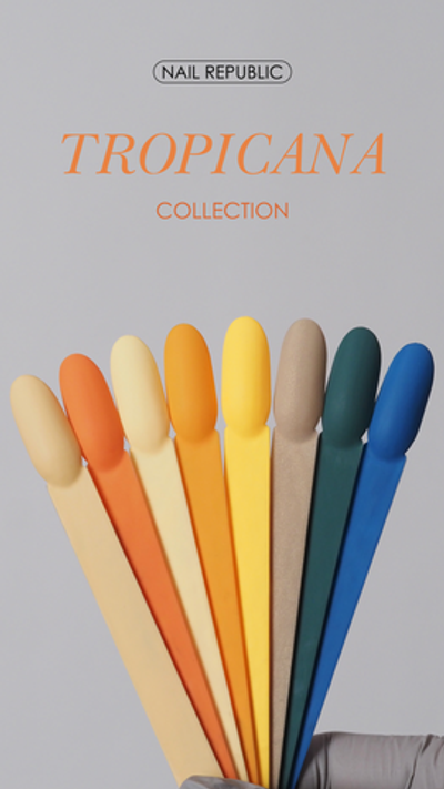 NR Tropicana Гель-лак 248 - Оранжевое пламя, 10 мл