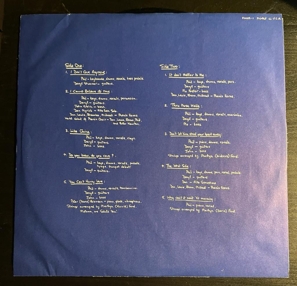 Phil Collins- Hello, I Must Be Going! (США 1982г.)