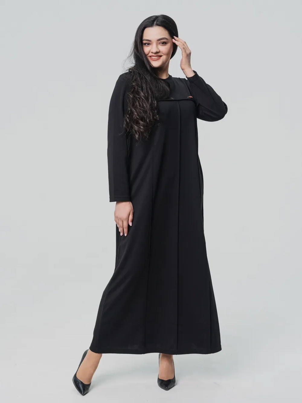 Платье повседневное в пол вечернее