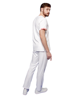 Брюки медицинские женские Pulse R122 с эластичным поясом, коралловый, 50