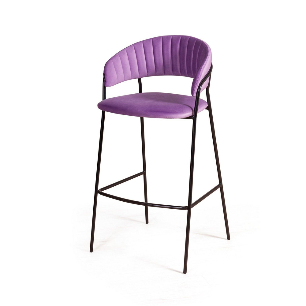 Стул барный Kelly, велюр Holland 36