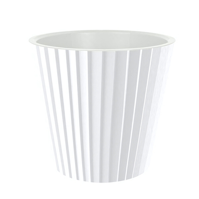 Горшок для цветов InGreen Sand D190мм, 3,3л c дренажной вставкой белый