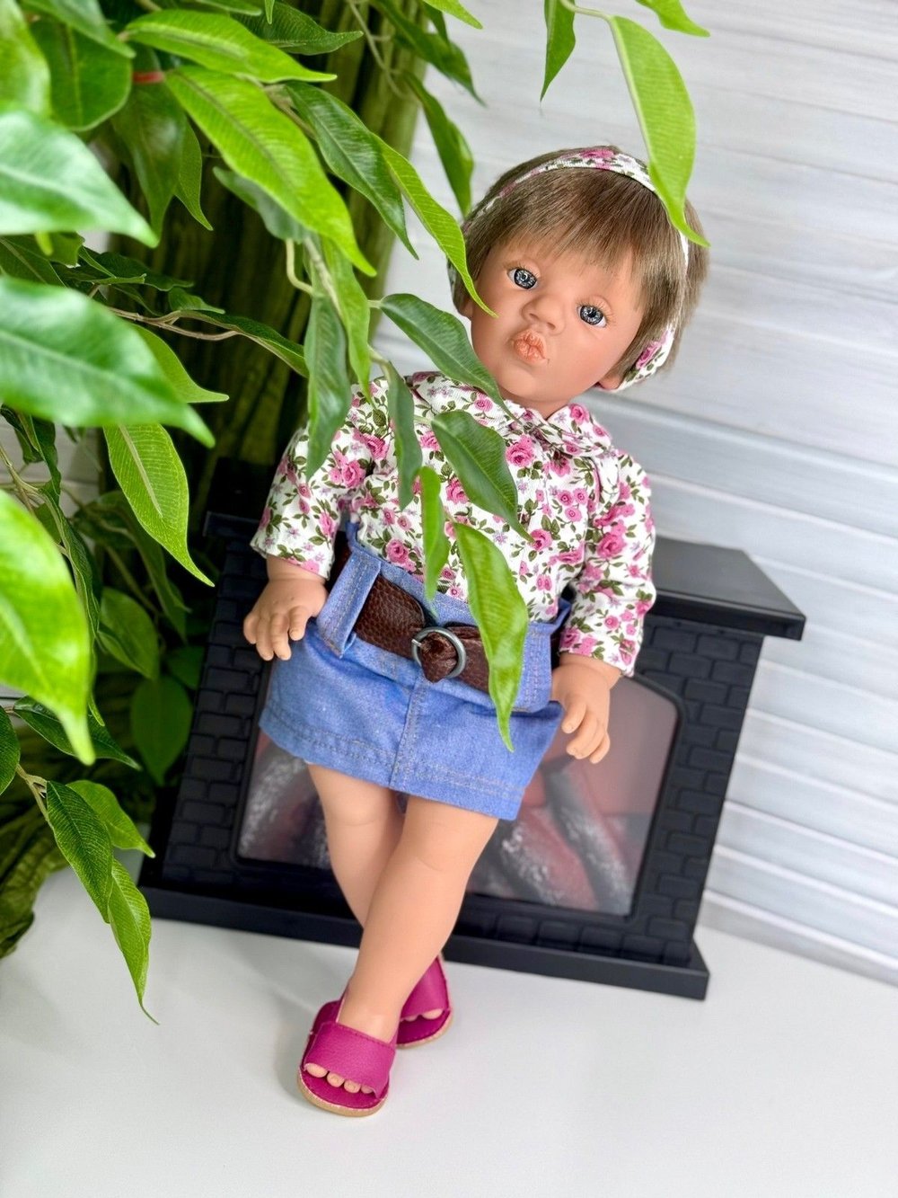 Кукла LAMAGIK мягконабивная 38см Gestito (12026)