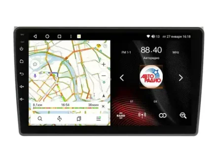 Магнитола для AUDI A4 2000-2008 - Vaycar VA03-0050 на Android 13, 8-ядер, 2Гб-32Гб, 4G SIM-слот