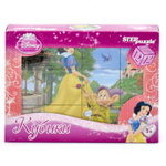 Кубики 12шт. Disney "Белоснежка" (Степ пазл)