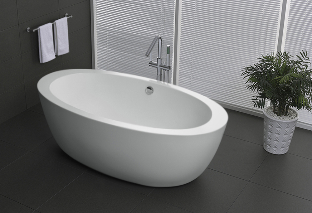 Акриловая ванна BelBagno BB67 170x90 без гидромассажа