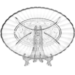 Набор блюд 2шт 26*18,5см «КОНЬЯ-ФД» 54912BBFD