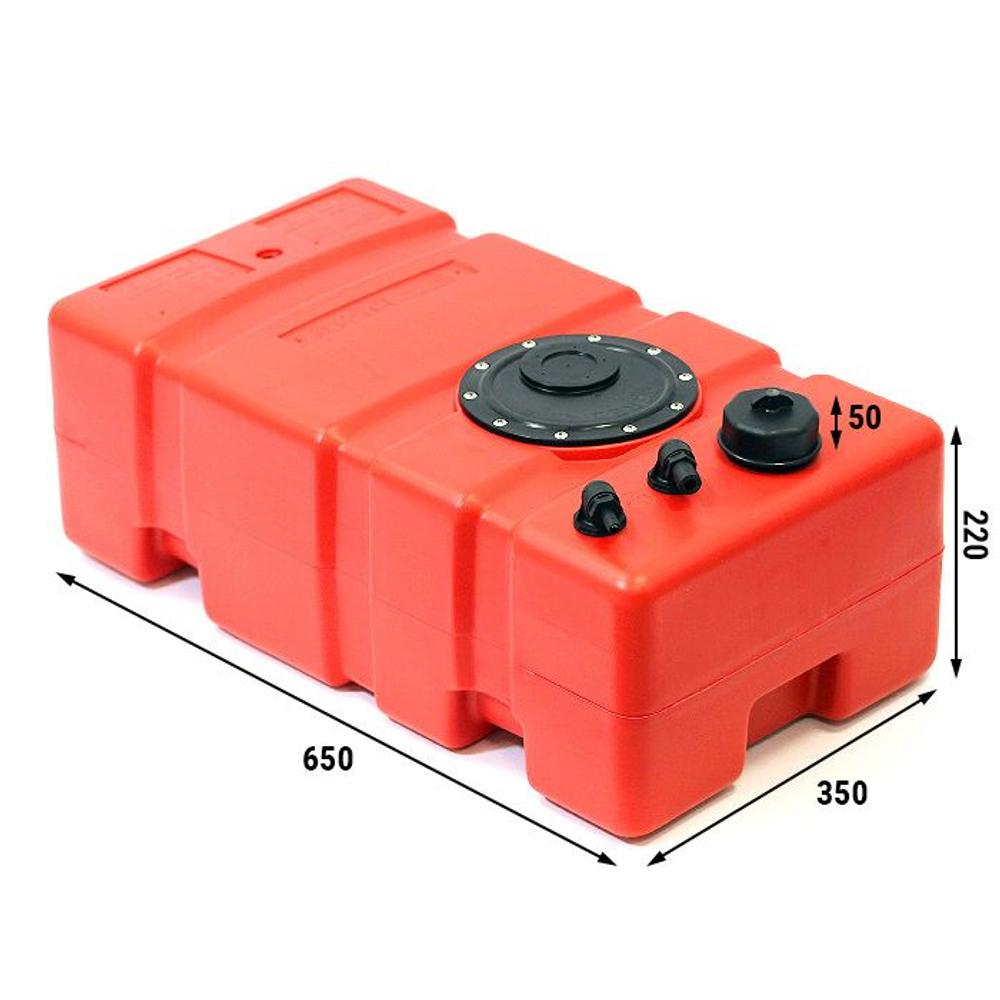 Стационарный топливный бак ELFO, 42 литра / Топливный бак для лодочного мотора