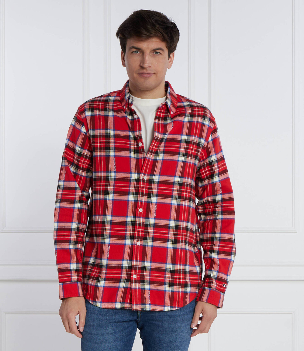 Рубашка TOMMY CHECK Tommy Jeans - красный(DM0DM17245)