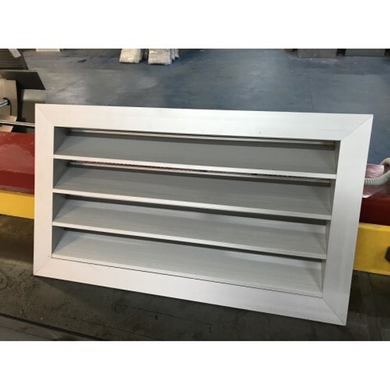 Анодированная наружная вентиляционная решетка алюминиевая Н7-АН