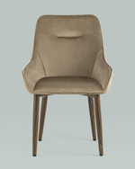 Стул Диана велюр бежевый