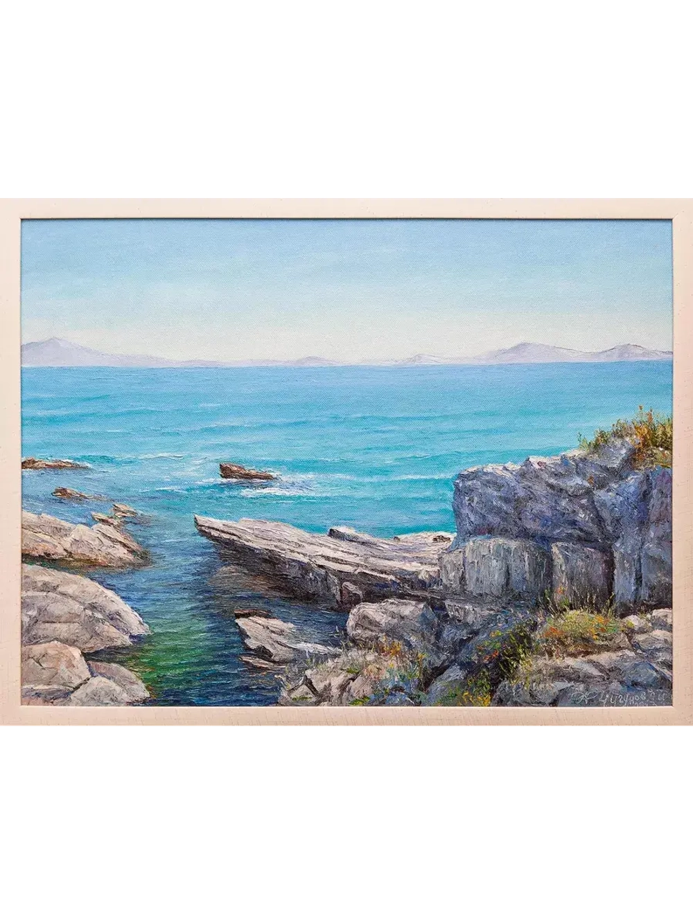 Картина маслом "Море. Утро" Чугунов