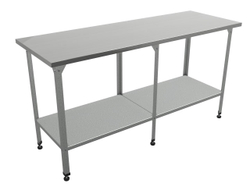 Стол производственный "Бизнес" СПЛП , сплошная полка,1000х700х860 мм, без борта