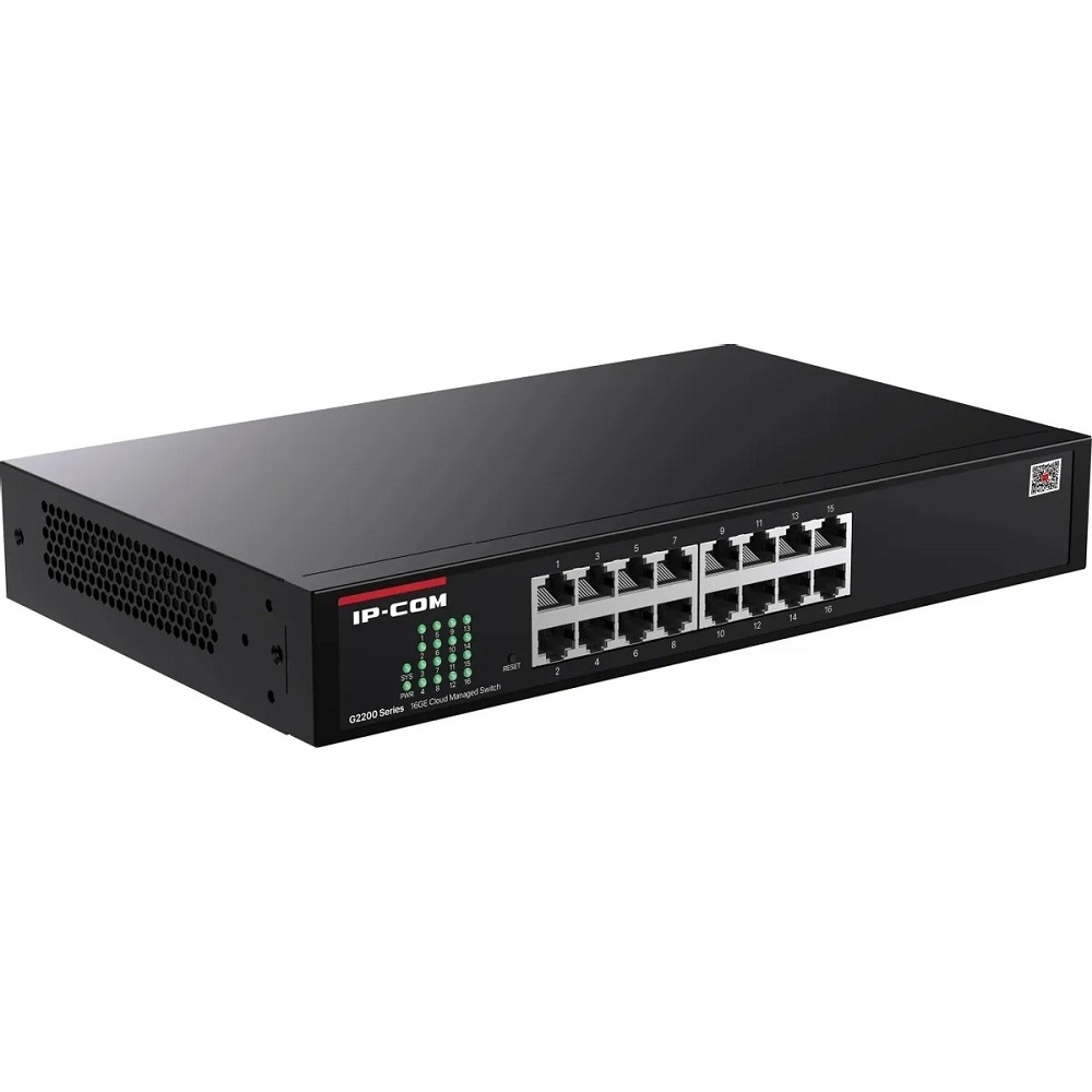 Коммутатор IP-COM G2216D Коммутатор настольный 16-Ports 10 / 100 / 1000 Base-T Gigabit Switch